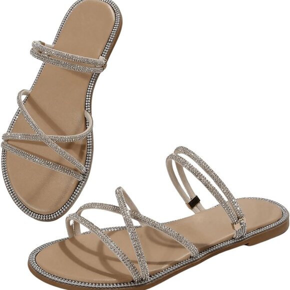 Women's Slide Sandals Sandals - Picture 5 of 7